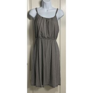 Loft Striped Dress Navy and White size Small‎